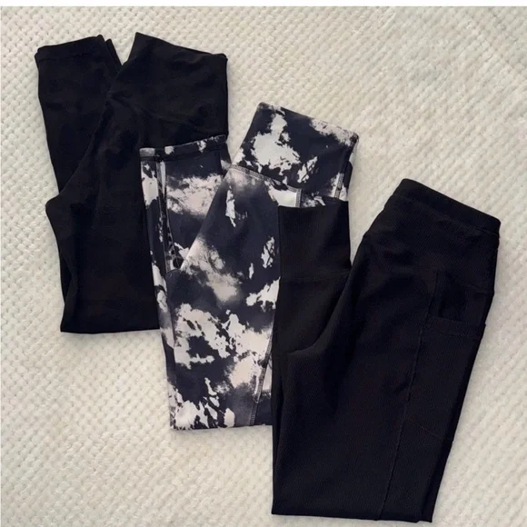 🖤👖 Women’s Activewear Leggings Bundle – 9 Pairs – Size Small